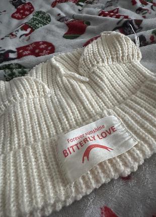 Шапка демісезонна з вушками