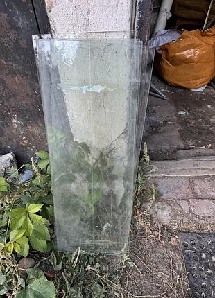 Скло прозоре для поличок вітрини