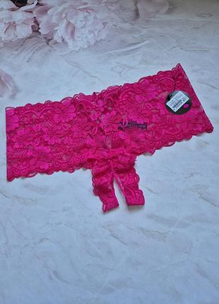 Трусы трусики со свободным открытым доступом шортики кружево сексуальный эротическое нижнее белье love&amp;honey