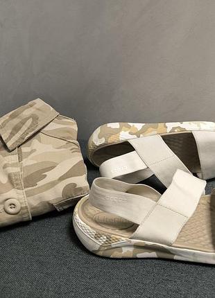 Crocs literide сандалі  w9 39 25,5 +подарунок