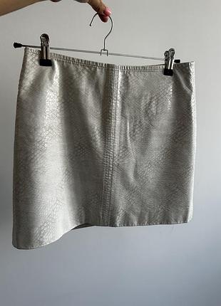 Спідниця з екошкіри, h&m, розмір s (36)