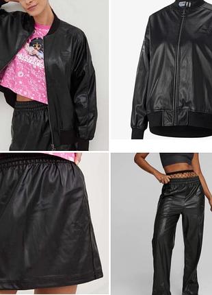 Костюм puma пума оригінал новий / спортивний-прогулянковий/ шкіра/трійка:бомпер,спідниця,штани