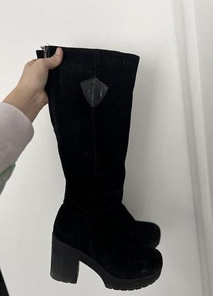 Чобітки, натуральна шкіра замша❤️