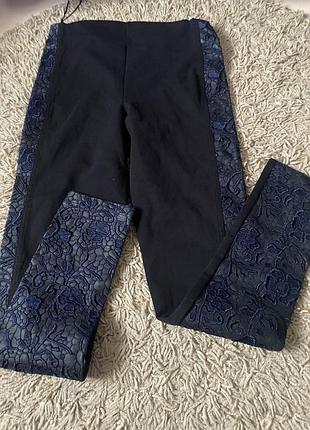 Легінси лосіни з узором  zara стан нових