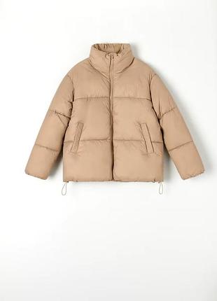 Стильная женская демисезонная стеганая куртка на осень xs - s