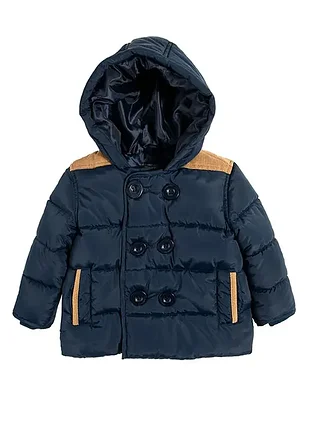 Детская демисезонная куртка для мальчика 74 см cool club синяя (25092411)