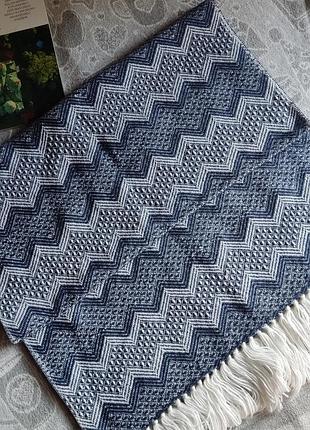 Широкий шарф палантин альпака