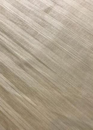 Простынь из страйп сатина бежевая полуторная 150/220 см