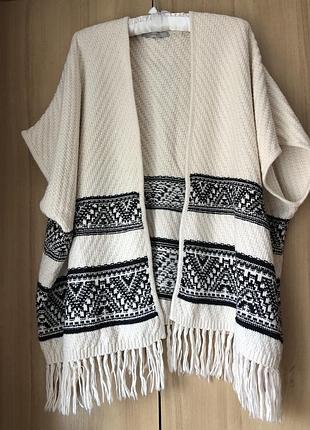 Пончо накидка