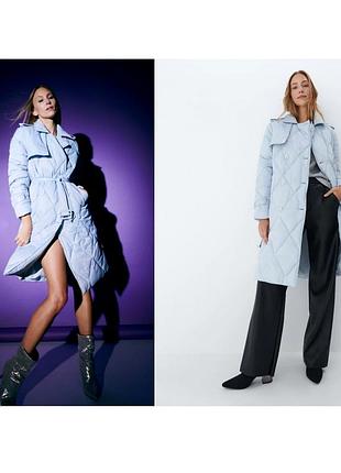 Стеганное пальто