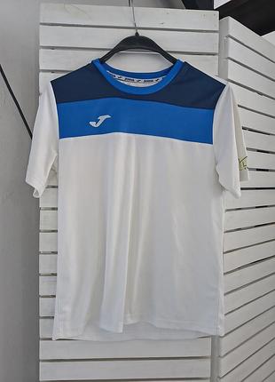 Футболка белая синяя женская 44 46 s m joma новая для тренировки спортивная