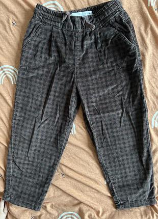 Вельветові штани zara 2-3 роки
