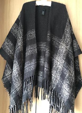 Пончо накидка палантин