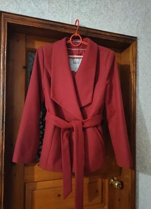 Полупальто демисезонное шерстяное 48 р