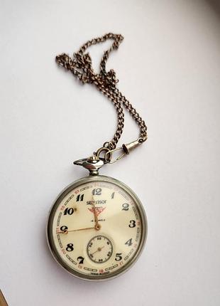 Часы serkisof паровоз механіка вінтаж на впевненому ходу
