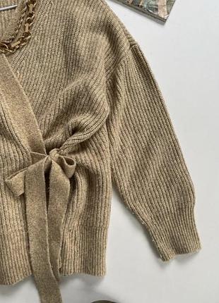 Вʼязаний кардиган за завʼязці від бренду c&a
