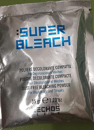 Беспылевой блонд-порошок белый echosline dust-free bleaching powder white