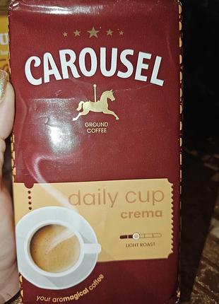 Кава мелена  carousel daily cup crema