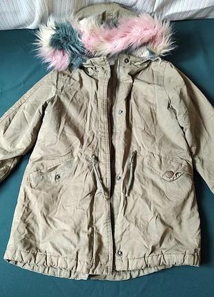 Дитяча зимова куртка next 7 років ріст 122 см