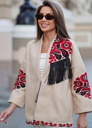 Жакет вишиванка