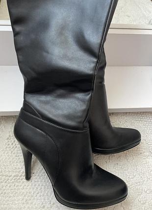 Сапоги на підборах р.37 демі