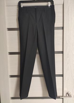 Классические черные школьные брюки marks&spencer на 11-12 лет на рост 152см