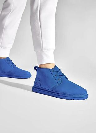 Жіночі  шкіряні замшві сині черевики уггі оригінал ugg neumel boots in emerald green 37-38 розмір