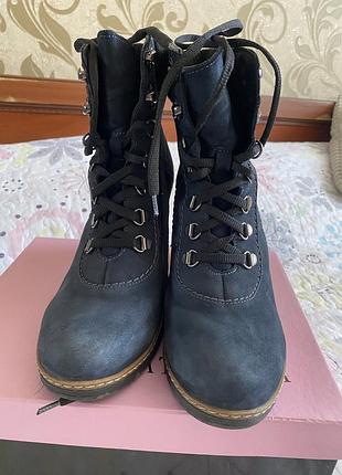 Ботильони черевики на шнурках