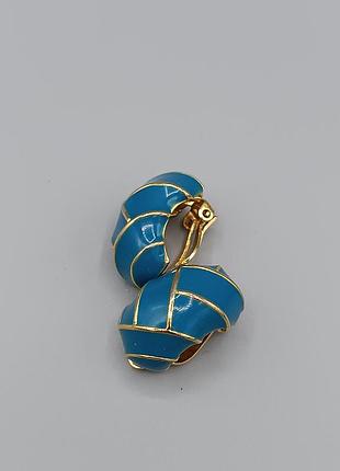 Шикарні вінтажні сережки кліпси