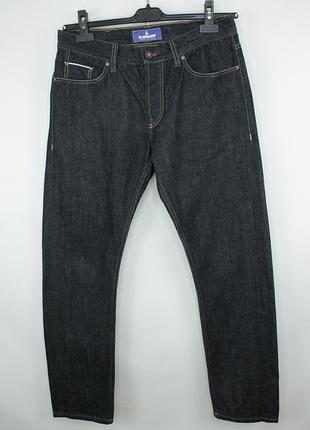 Премиальные немецкие джинсы blaumann extra schmaler 12.5oz selvadge denim jeans