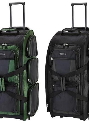 Дорожная сумка на колесах travelers club xpedition. оригинал. из сша. новая