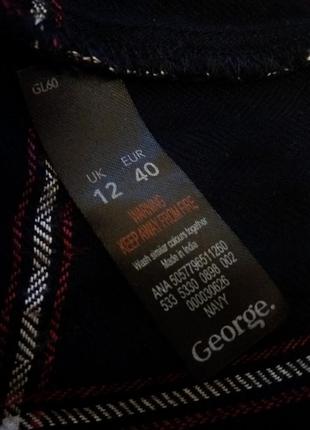 Віскозне сукня-сорочка в клітку