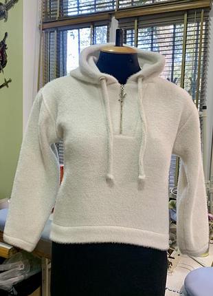 Тепла кофта -худі на дівчина 10 років
