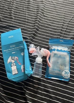 Молоковідсмоктувач, пакети для молока