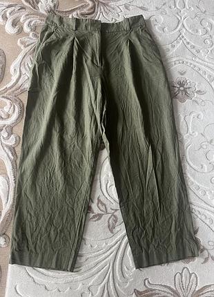 Модні жіночі широкі штани від зара zara розмір l