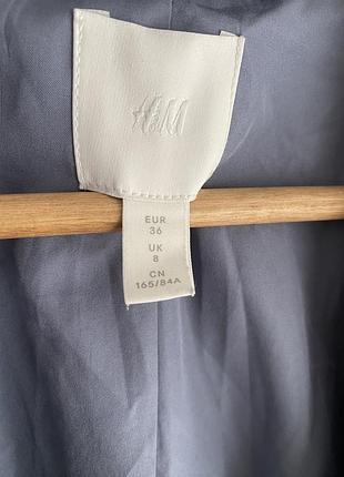 Блакинто сірий піджак h&m