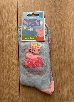 Неймовірно гарні та стильні жіночі шкарпетки носки свинка пеппа