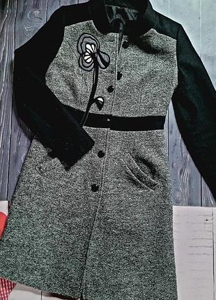 Пальто демисезонное, женское, тм леся, размер 46, м