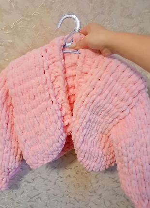 Детский плюшевый кардиган