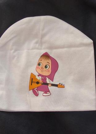 Шапочка демісезонна на дівчинку до двох років