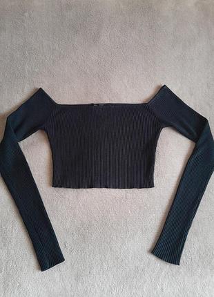 Лонгслив рубчик xs-s missguided