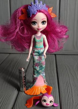 Кукла mattel enchantimals royal maura mermaid puppe &amp; glide
