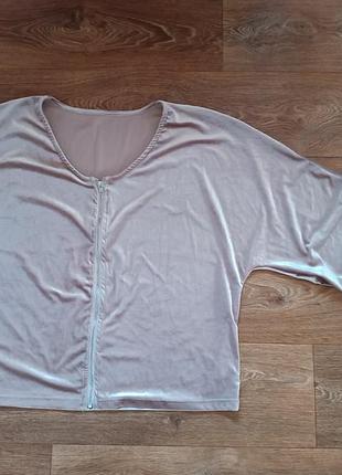 Велюровый свитшот из англии /xxl