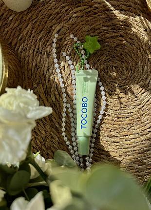 Сонцезахисний крем для шкіри з проявами акне та чутливої ​​шкіри tocobo cica calming sun serum spf50