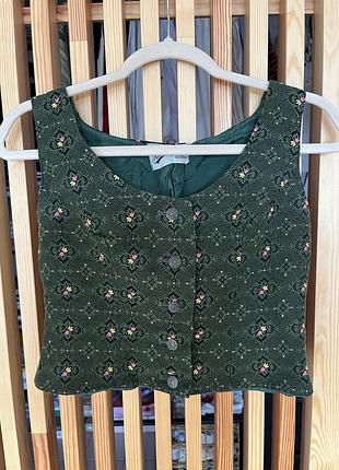 Жилет жилетка жаккард вінтаж köhler modell