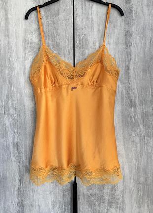 Шовкова майка топ шовк guess шелковая майка топ шелк