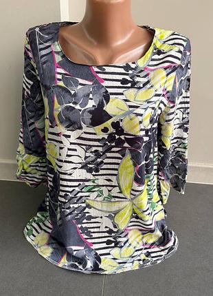 Вискозная блуза 12, 44р