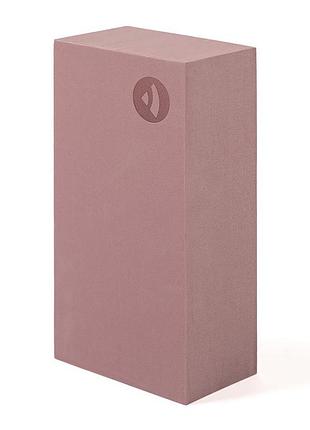 Спортивний блок bodhi asana 22x11x6.6 см фіолетовий.