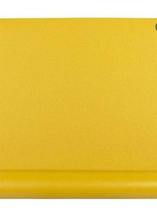 Спортивный коврик bodhi rishikesh premium 60, цвет горчичный, размер 183x60x0.45 см.