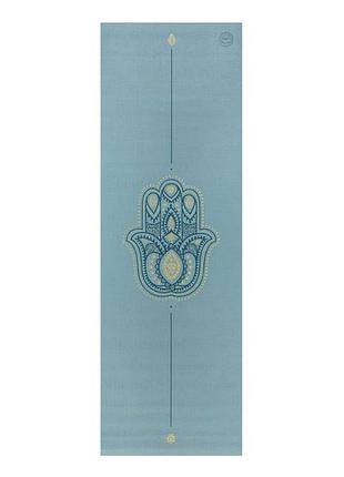 Спортивный коврик bodhi leela hamsa голубой 183x60x0.4 см